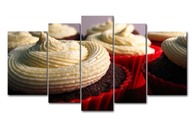 Модульная картина Fruitcakes шоколад Модульная картина Fruitcakes шоколад